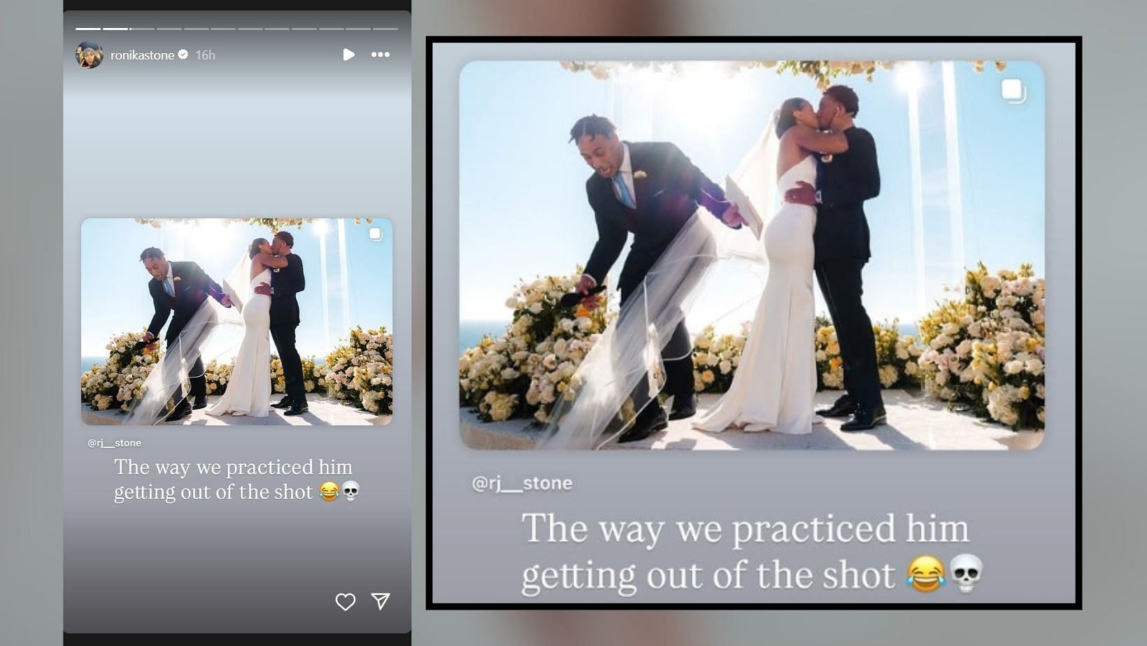 Jordan Love's wife Ronika shares hilarious wedding blooper featuring brother (Image Credit: Ronika/IG)